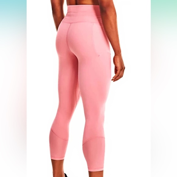 Under Armour Women's UA Meridian Rib Waistband Ankle Leggings activewear - Picture 5 of 5